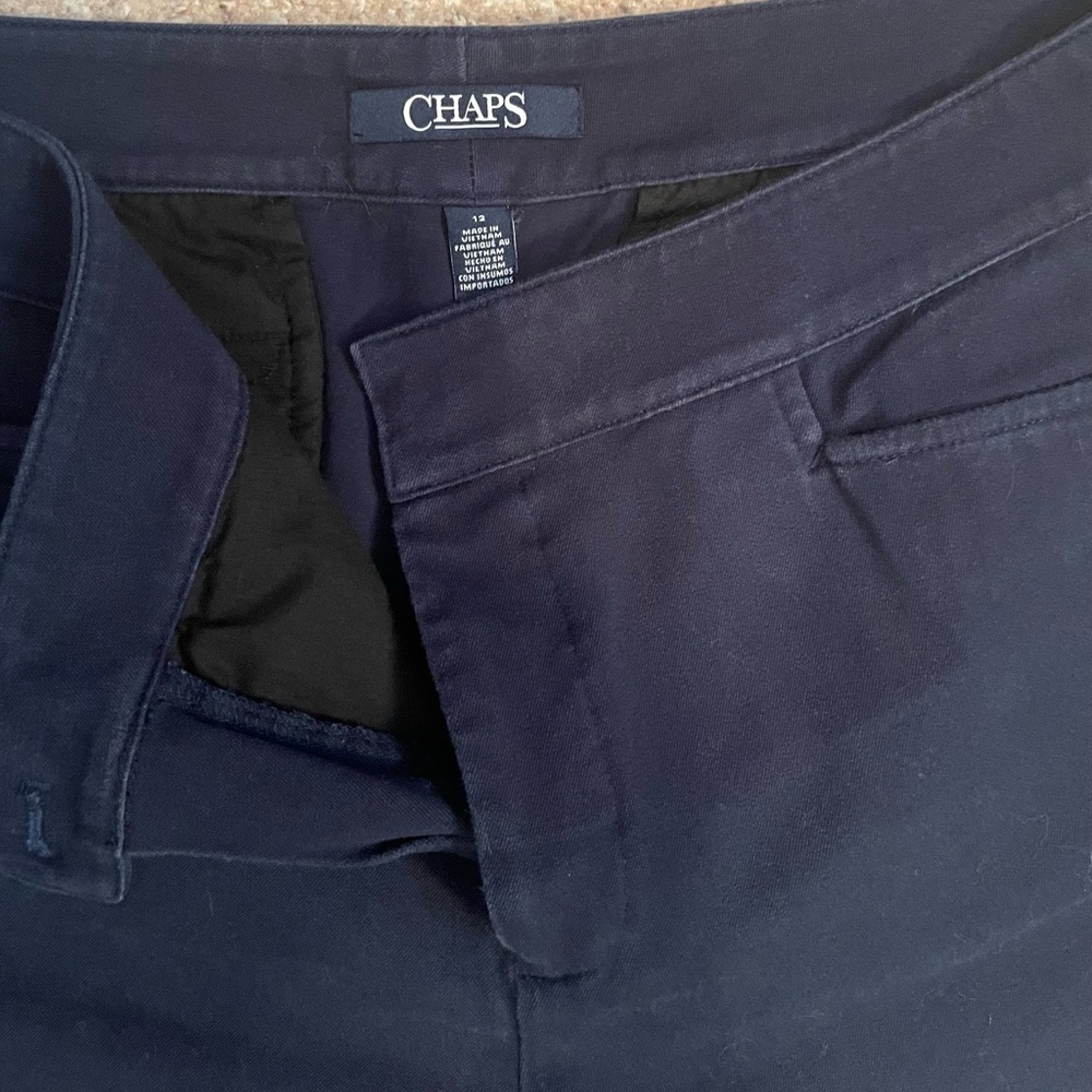 Chaps Blue Capris